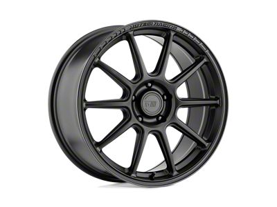 Motegi SS10 Satin Black Wheel; 17x7; 38mm Offset (84-01 Jeep Cherokee XJ)