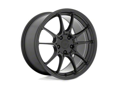 Motegi SS5 Satin Black Wheel; 17x8; 45mm Offset (84-01 Jeep Cherokee XJ)