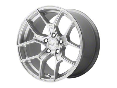 Motegi TM5 Hyper Silver Wheel; 17x8.5; 25mm Offset (84-01 Jeep Cherokee XJ)