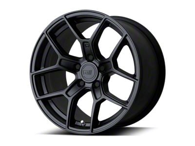 Motegi TM5 Satin Black Wheel; 17x8.5; 35mm Offset (84-01 Jeep Cherokee XJ)