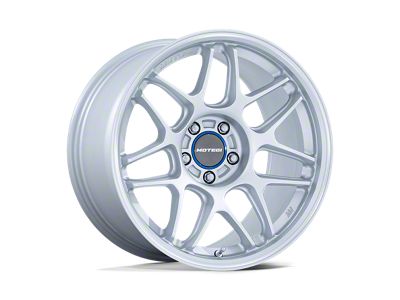 Motegi Tsubaki Hyper Silver with Machined Lip Wheel; 18x9.5; 15mm Offset (84-01 Jeep Cherokee XJ)