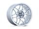 Motegi Tsubaki Hyper Silver with Machined Lip Wheel; 19x9.5; 40mm Offset (84-01 Jeep Cherokee XJ)