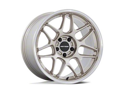 Motegi Tsubaki Motorsport Gold with Machined Lip Wheel; 18x9.5; 25mm Offset (84-01 Jeep Cherokee XJ)