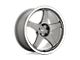 Motegi CS5 Gunmetal with Machined Lip Wheel; 19x9.5; 40mm Offset (93-98 Jeep Grand Cherokee ZJ)