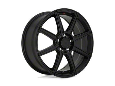 Motegi CS8 Satin Black Wheel; 18x8; 45mm Offset (93-98 Jeep Grand Cherokee ZJ)