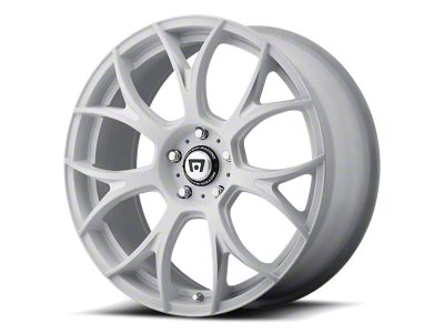 Motegi MR126 Matte White with Milled Accents Wheel; 17x8; 45mm Offset (93-98 Jeep Grand Cherokee ZJ)