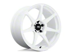 Motegi Battle White Wheel; 17x8; 43mm Offset (15-23 Jeep Renegade BU)