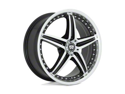 Motegi D5S Gloss Black Machined Wheel; 16x7; 45mm Offset (15-23 Jeep Renegade BU)