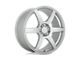 Motegi CS6 Hyper Silver Wheel; 18x8 (97-06 Jeep Wrangler TJ)