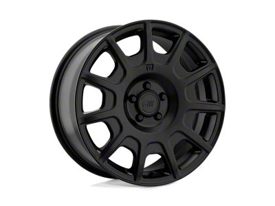 Motegi RF11 Satin Black Wheel; 17x7.5 (97-06 Jeep Wrangler TJ)