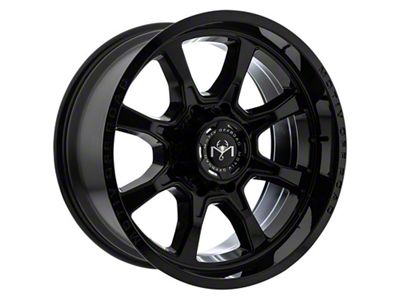 Motiv Offroad Glock Gloss Black 6-Lug Wheel; 18x9; 18mm Offset (10-24 4Runner)