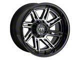 Motiv Offroad Millenium Series Gloss Black with Chrome Accents 6-Lug Wheel; 17x9; 0mm Offset (2024 Tacoma)