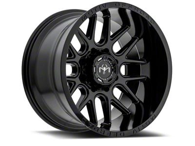 Motiv Offroad Magnus Gloss Black Wheel; 20x12 (20-24 Jeep Gladiator JT)