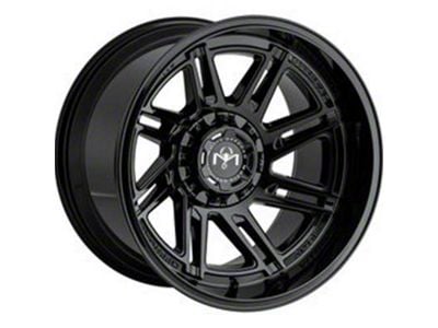 Motiv Offroad Millenium Series Gloss Black Wheel; 20x10; -12mm Offset (20-24 Jeep Gladiator JT)