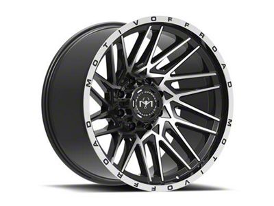 Motiv Offroad Mutant Gloss Black Wheel; 20x9 (20-24 Jeep Gladiator JT)