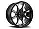 Motiv Offroad Glock Gloss Black with Chrome Accents Wheel; 18x9; 18mm Offset (99-04 Jeep Grand Cherokee WJ)