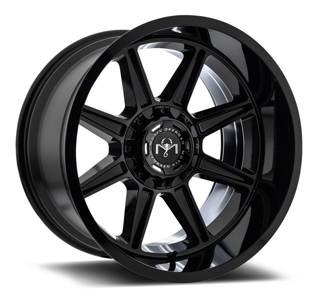 Motiv Offroad Jeep Wrangler Balast Gloss Black Wheel; 17x9; 0mm Offset ...