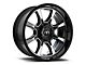 Motiv Offroad Glock Gloss Black with Chrome Accents 5-Lug Wheel; 17x9; 0mm Offset (05-15 Tacoma)