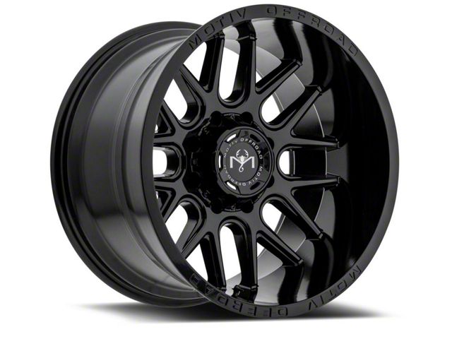 Motiv Offroad Magnus Gloss Black 5-Lug Wheel; 20x12; -44mm Offset (14-21 Tundra)