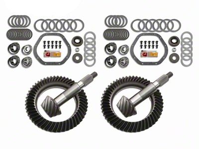 Motive Gear Dana 44 Front Axle and Dana 44 Rear Axle Complete Ring and Pinion Gear Kit; 5.13 Gear Ratio (03-06 Jeep Wrangler TJ Rubicon)