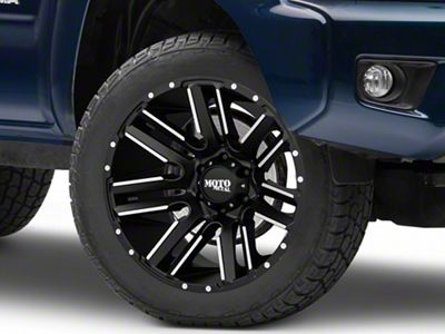 Moto Metal MO978 Razor Satin Black Machined 6-Lug Wheel; 20x10; -24mm Offset (03-09 4Runner)