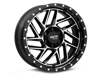 Moto Metal MO985 Breakout Gloss Black Machined 6-Lug Wheel; 20x9; 18mm Offset (03-09 4Runner)