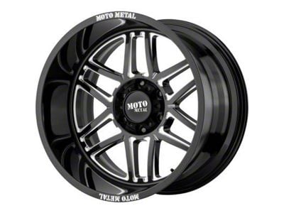 Moto Metal MO992 Folsom Gloss Black Milled 6-Lug Wheel; 20x9; 18mm Offset (03-09 4Runner)