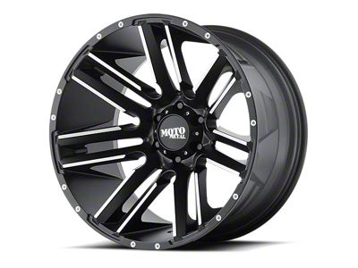 Moto Metal Razor Satin Black Machined 6-Lug Wheel; 18x9; 18mm Offset (03-09 4Runner)