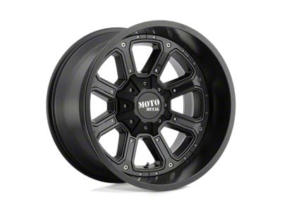 Moto Metal Shift Matte Black with Gloss Black Inserts 6-Lug Wheel; 18x9; 18mm Offset (03-09 4Runner)