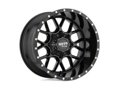 Moto Metal Siege Gloss Black 6-Lug Wheel; 20x9; 0mm Offset (03-09 4Runner)