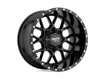 Moto Metal Siege Gloss Black 6-Lug Wheel; 20x10; -18mm Offset (03-09 4Runner)