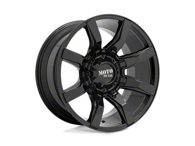 Moto Metal Spider Gloss Black 6-Lug Wheel; 22x10; -18mm Offset (03-09 4Runner)