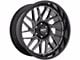 Moto Metal MO805 Gloss Black Milled 6-Lug Wheel; 20x10; -18mm Offset (03-09 4Runner)