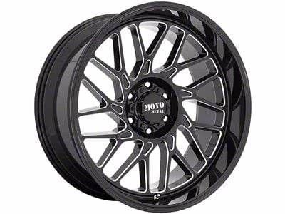 Moto Metal MO805 Gloss Black Milled 6-Lug Wheel; 22x10; -18mm Offset (03-09 4Runner)