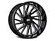 Moto Metal Combat Gloss Black Milled 6-Lug Wheel; 20x10; -18mm Offset (04-15 Titan)