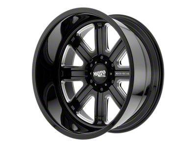 Moto Metal MO402 Gloss Black Milled 6-Lug Wheel; 20x10; -24mm Offset (04-15 Titan)