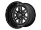 Moto Metal MO800 Deep Six Gloss Black Milled 6-Lug Wheel; 20x10; -18mm Offset (04-15 Titan)