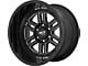 Moto Metal MO800 Deep Six Gloss Black Milled 6-Lug Wheel; 20x12; -44mm Offset (04-15 Titan)