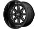 Moto Metal MO801 Phantom Gloss Black Milled 6-Lug Wheel; 20x12; -44mm Offset (04-15 Titan)