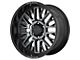 Moto Metal MO802 Gloss Black Machined with Gray Tint 6-Lug Wheel; 20x9; 0mm Offset (04-15 Titan)