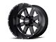 Moto Metal MO962 Gloss Black Milled 6-Lug Wheel; 20x10; -24mm Offset (04-15 Titan)