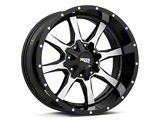 Moto Metal MO970 Gloss Black Machined 6-Lug Wheel; 18x10; -24mm Offset (04-15 Titan)