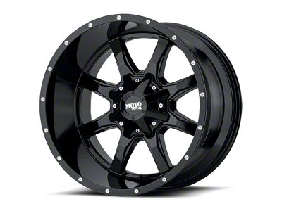 Moto Metal MO970 Gloss Black Milled 6-Lug Wheel; 20x10; -18mm Offset (04-15 Titan)