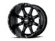 Moto Metal MO970 Gloss Black Milled 6-Lug Wheel; 20x10; -18mm Offset (04-15 Titan)