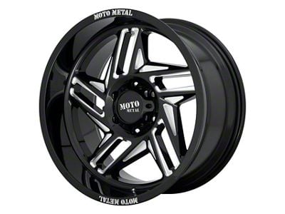 Moto Metal MO996 Ripsaw Gloss Black Milled 6-Lug Wheel; 20x12; -44mm Offset (04-15 Titan)