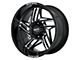 Moto Metal MO996 Ripsaw Gloss Black Milled 6-Lug Wheel; 20x12; -44mm Offset (04-15 Titan)