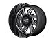 Moto Metal MO997 Hurricane Gloss Black Milled 6-Lug Wheel; Left Directional; 20x10; -18mm Offset (04-15 Titan)