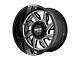 Moto Metal MO997 Hurricane Gloss Black Milled 6-Lug Wheel; Right Directional; 20x10; -18mm Offset (04-15 Titan)