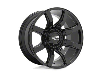 Moto Metal Spider Gloss Black 6-Lug Wheel; 20x9; 0mm Offset (04-15 Titan)