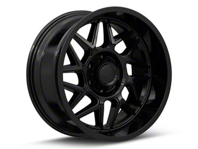 Moto Metal Turbine Gloss Black 6-Lug Wheel; 20x9; 1mm Offset (04-15 Titan)